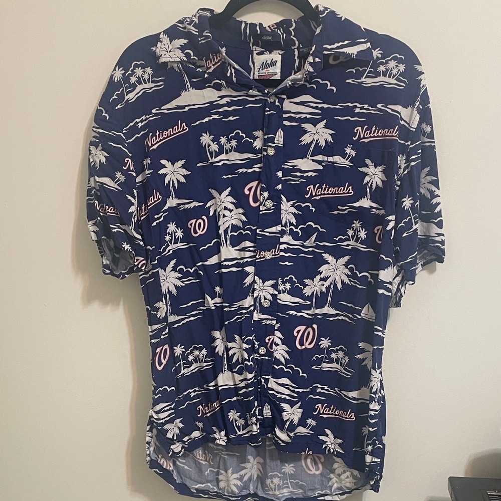 Reyn Spooner Washington Nationals Casual Shirt